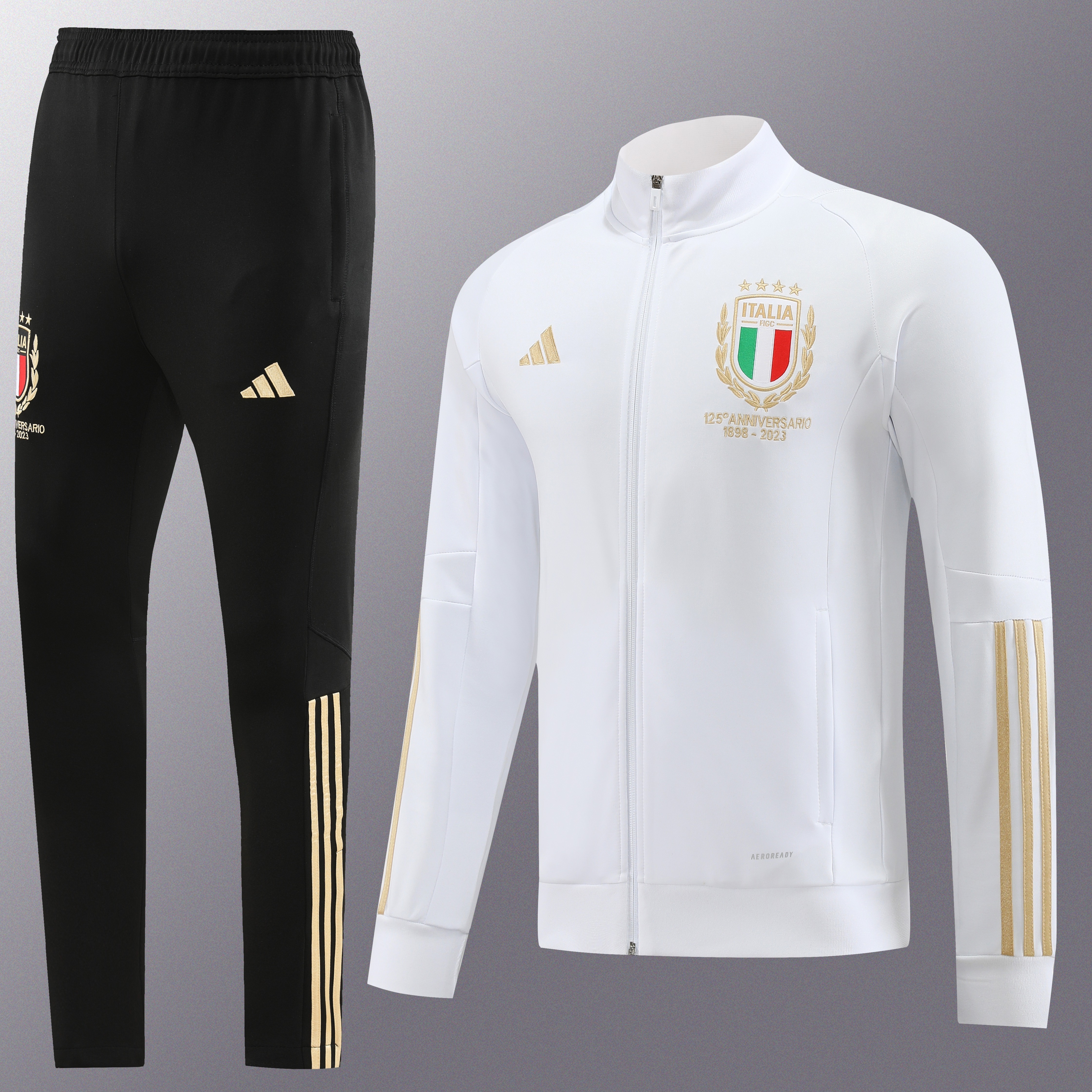 Italy 23-24 Jacket Training Tracksuit - White